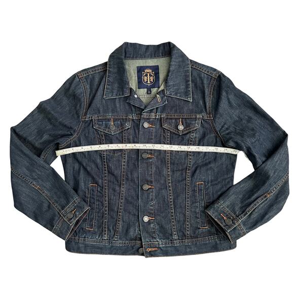 Talbots Womens Jean Jacket Petite Medium - Picture 4 of 6